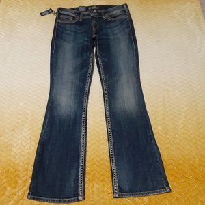 Women's Silver AIKO Bootcut jeans. Size 30/33 NWT-Retail $75.00.